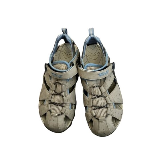 Teva Women's 8 Tan Dozer Water Closed Toe Waterproof Sandals Outdoor Shoe Hiking - Picture 1 of 7